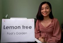 Học tiếng Anh qua bài hát LEMON TREE (Fool’s Garden)